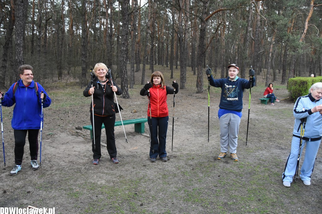 Marsz nordic walking we Włocławku