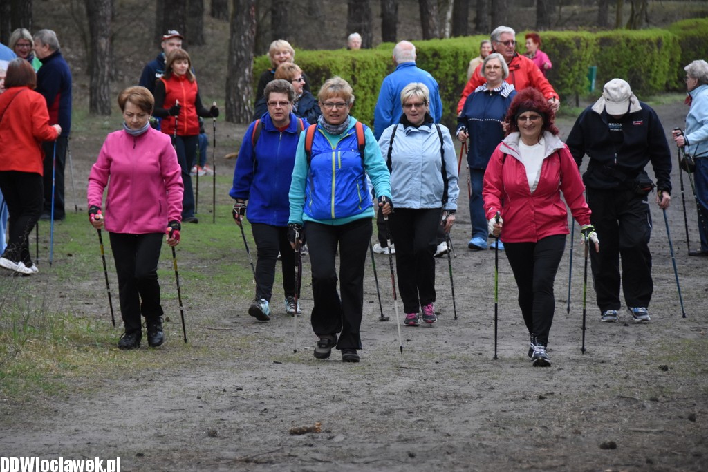 Marsz nordic walking we Włocławku