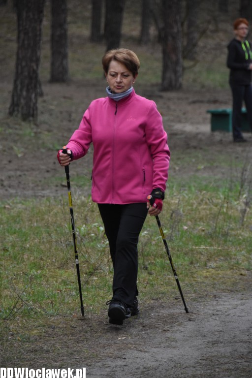 Marsz nordic walking we Włocławku