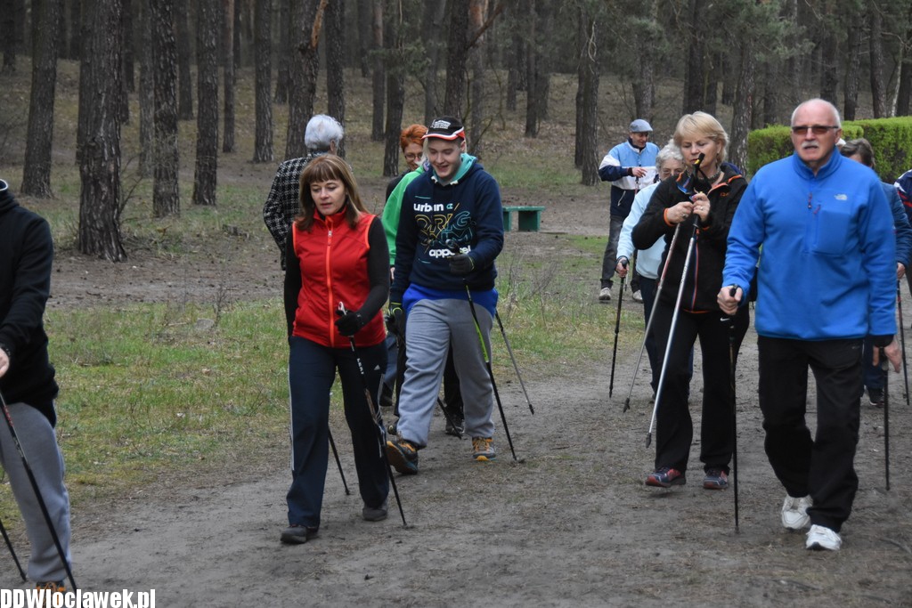 Marsz nordic walking we Włocławku
