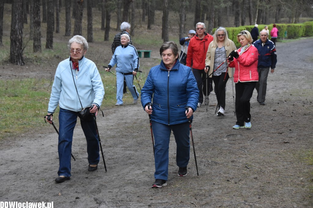 Marsz nordic walking we Włocławku