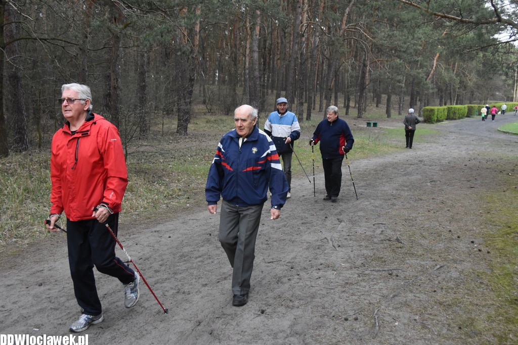 Marsz nordic walking we Włocławku