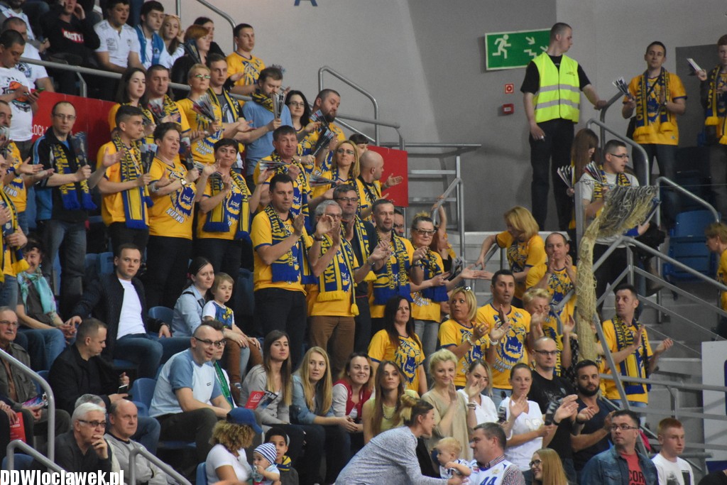 Kibice na meczu Anwil - Polfarmex