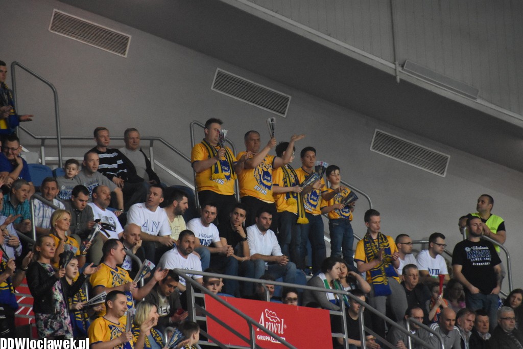 Kibice na meczu Anwil - Polfarmex