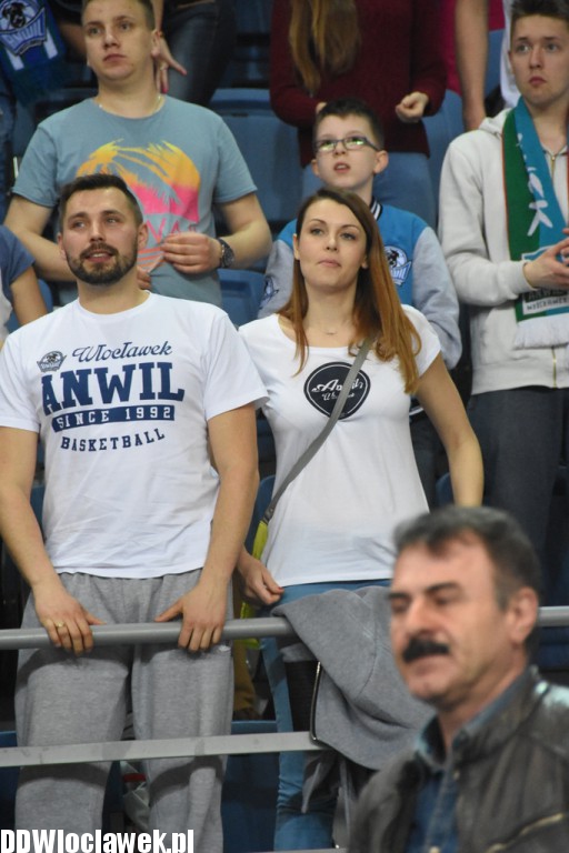 Kibice na meczu Anwil - Polfarmex