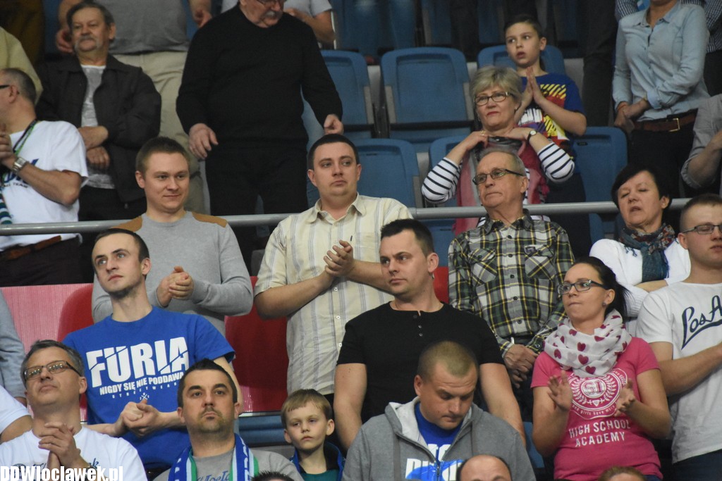 Kibice na meczu Anwil - Polfarmex
