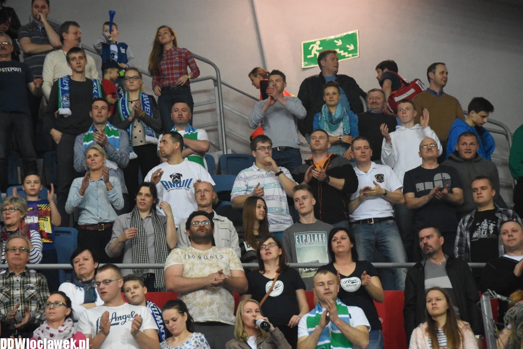 Kibice na meczu Anwil - Polfarmex