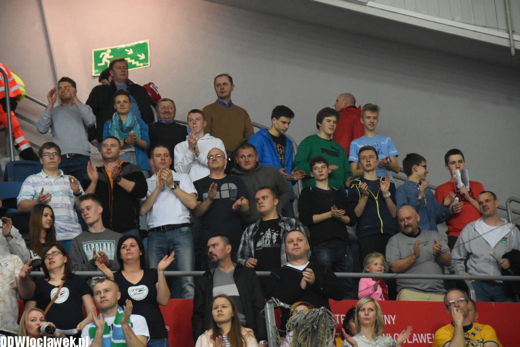 Kibice na meczu Anwil - Polfarmex