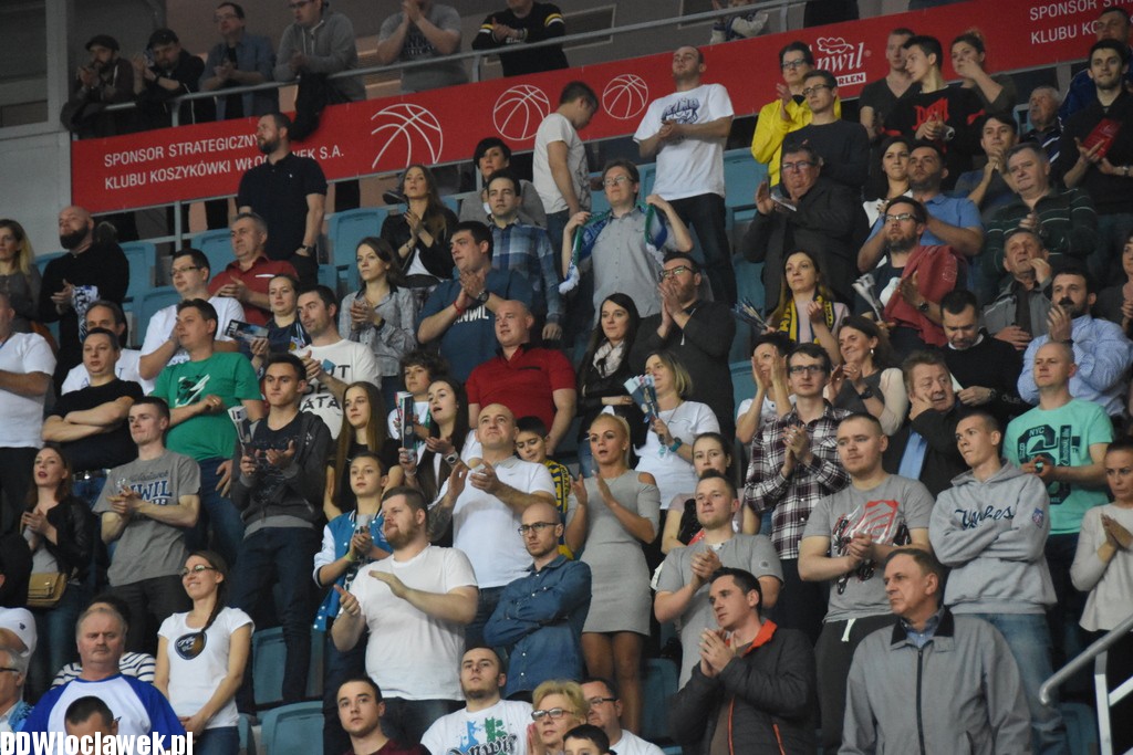 Kibice na meczu Anwil - Polfarmex