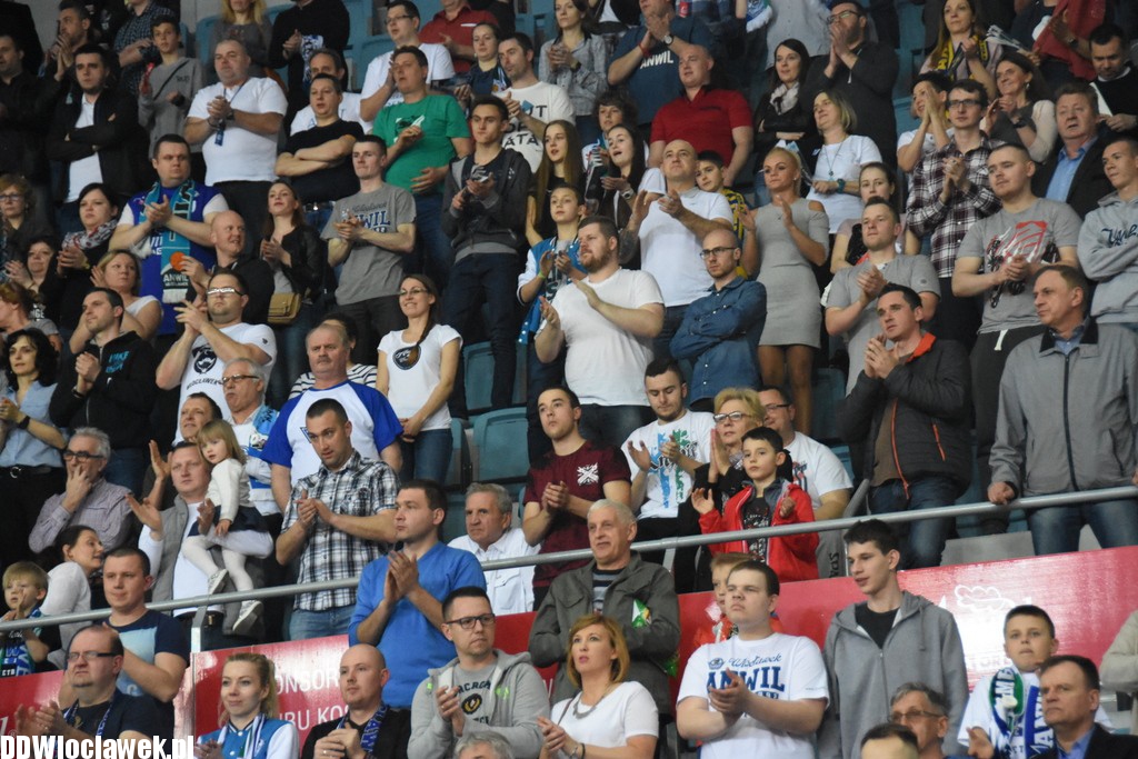 Kibice na meczu Anwil - Polfarmex