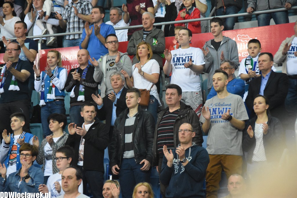 Kibice na meczu Anwil - Polfarmex