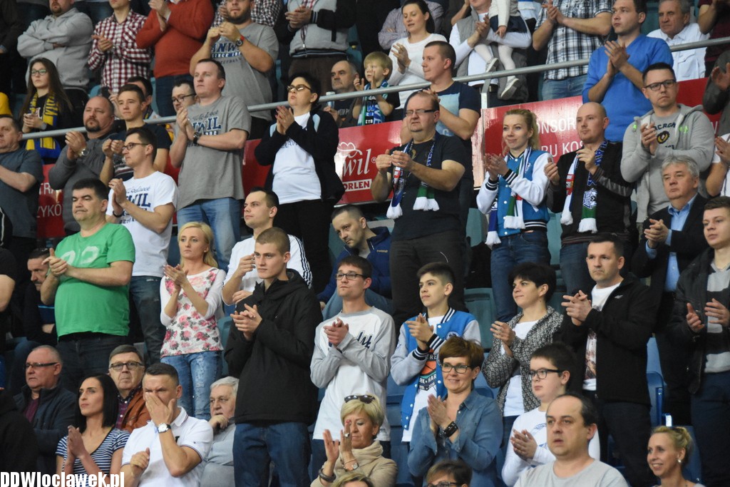 Kibice na meczu Anwil - Polfarmex