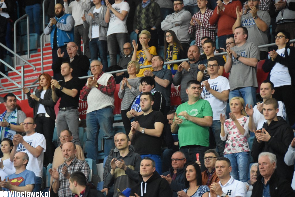 Kibice na meczu Anwil - Polfarmex