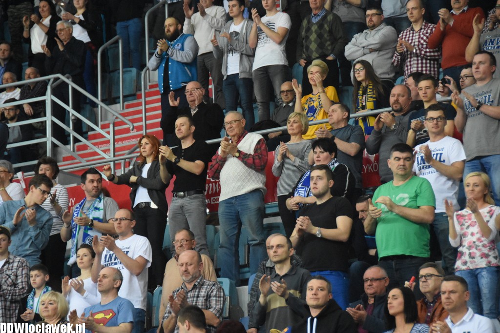 Kibice na meczu Anwil - Polfarmex