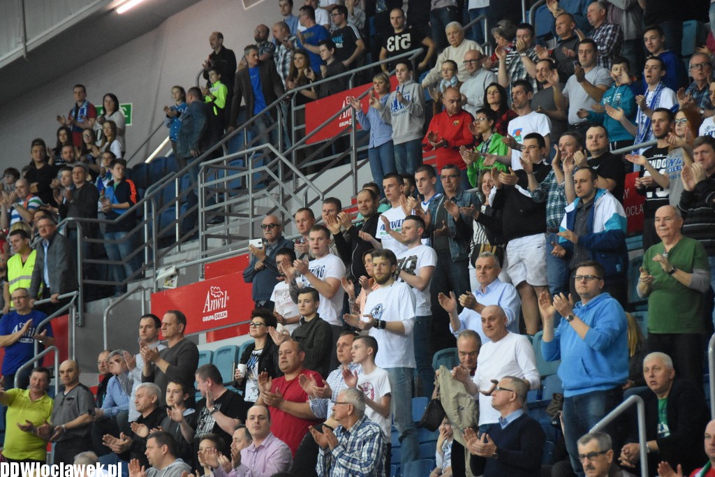 Kibice na meczu Anwil - Polfarmex