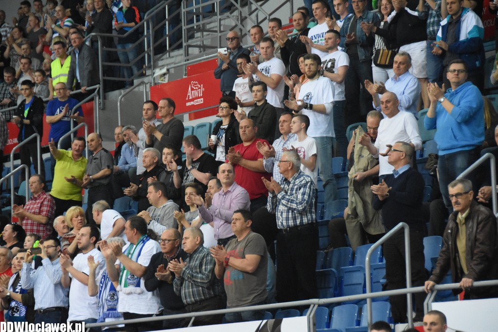 Kibice na meczu Anwil - Polfarmex