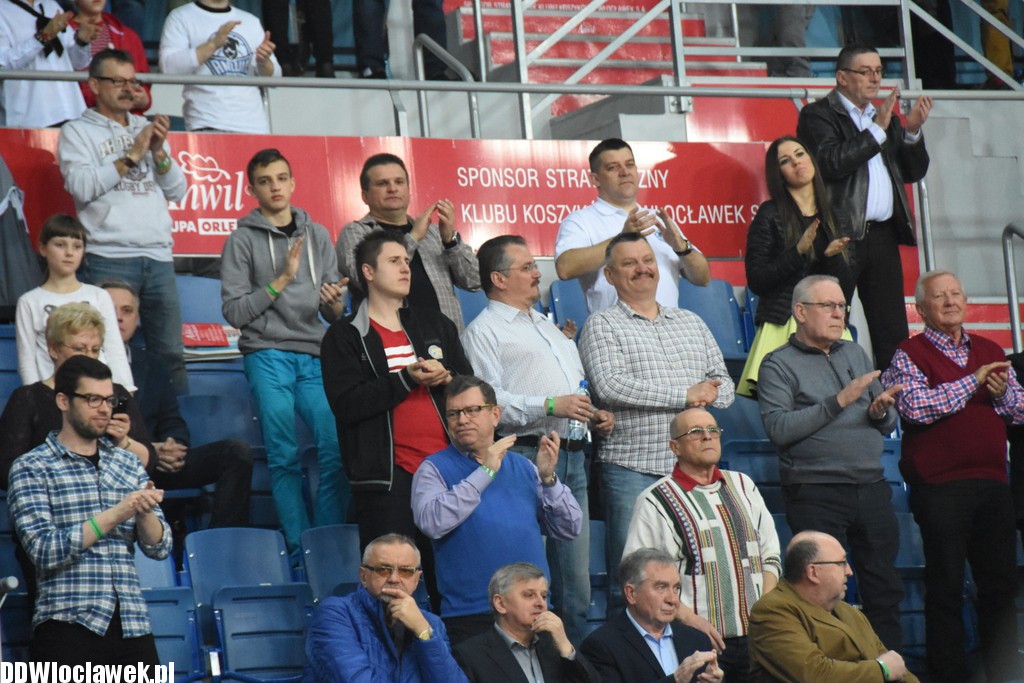 Kibice na meczu Anwil - Polfarmex