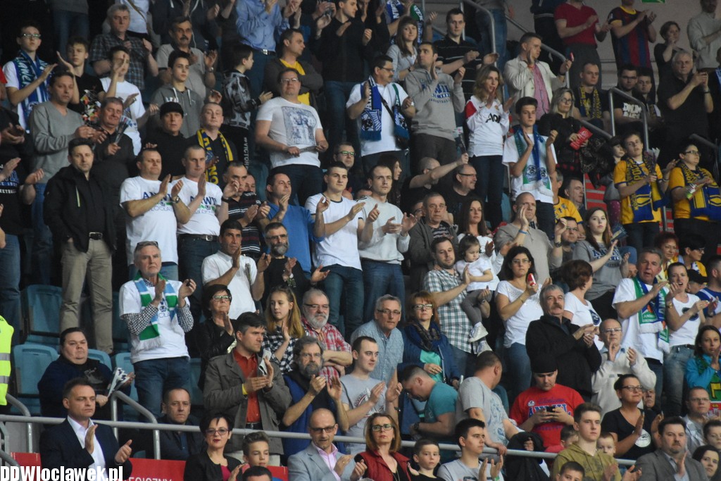 Kibice na meczu Anwil - Polfarmex