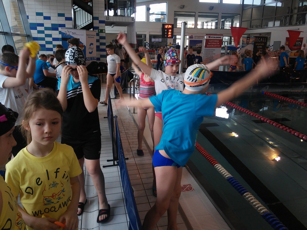 Delfin na zawodach w Rypinie