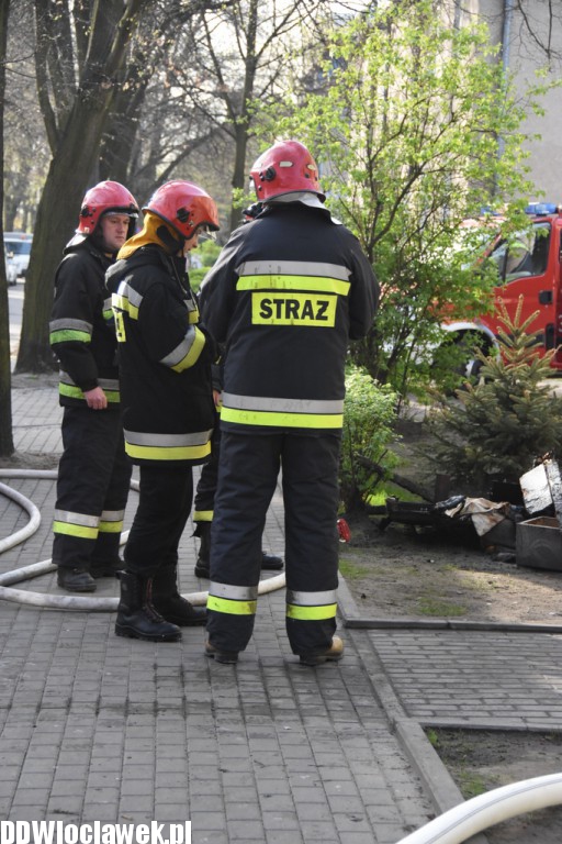Akcja strażaków na ul. Chmielnej