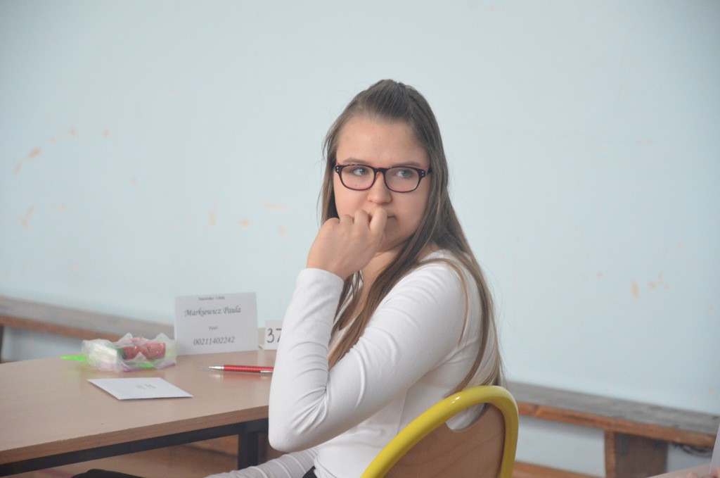 Egzamin w Gimnazjum nr 1