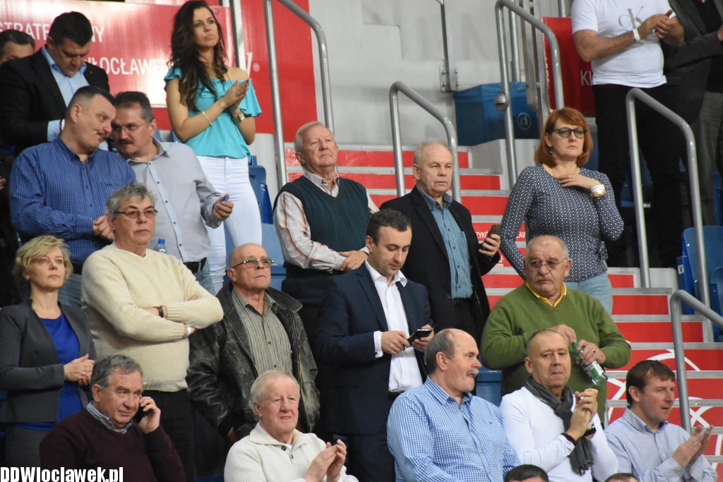 Kibice na meczu Anwil - Wilki