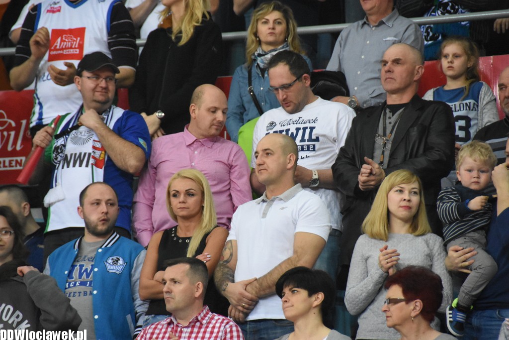 Kibice na meczu Anwil - Start Lublin