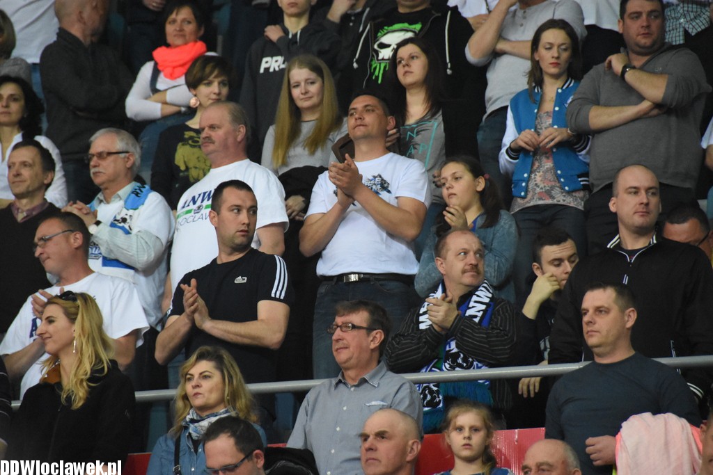 Kibice na meczu Anwil - Start Lublin