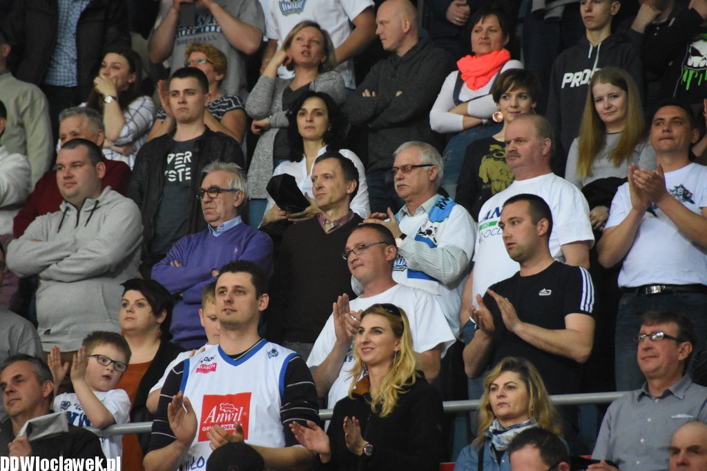 Kibice na meczu Anwil - Start Lublin