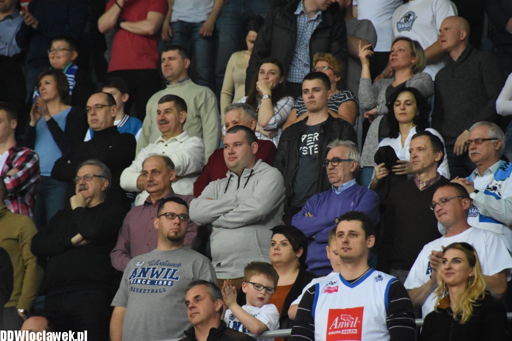 Kibice na meczu Anwil - Start Lublin