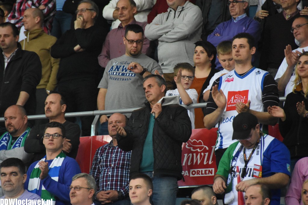 Kibice na meczu Anwil - Start Lublin