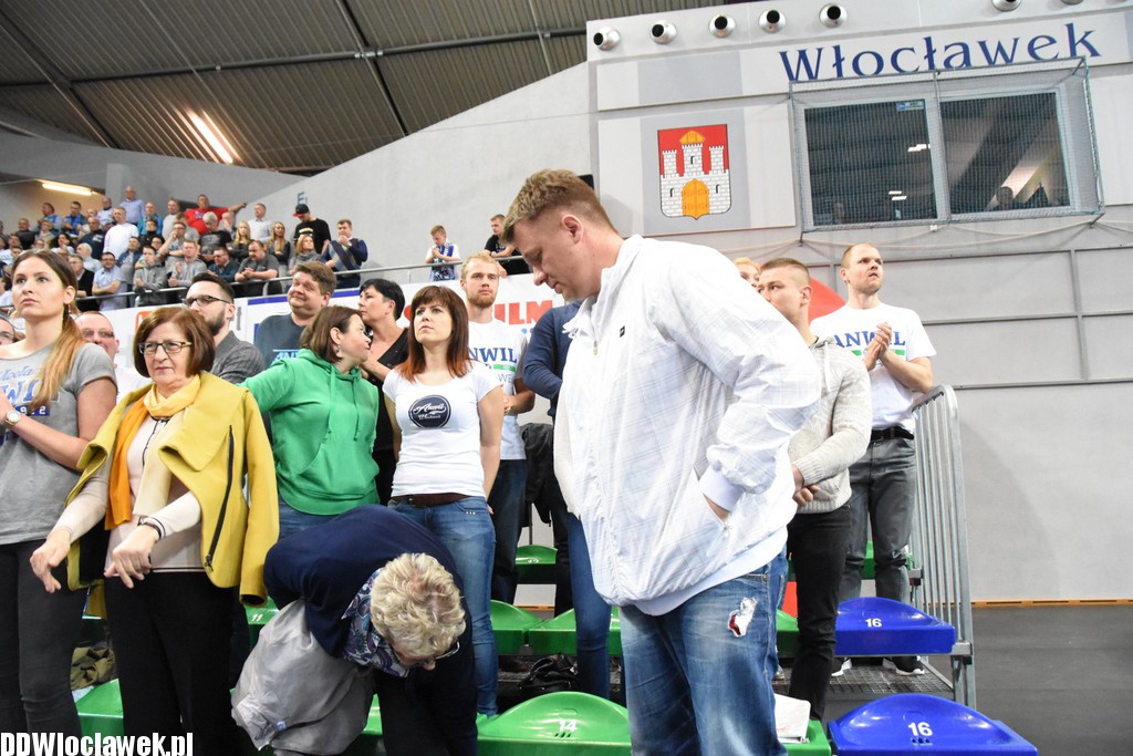 Kibice na meczu Anwil - Start Lublin
