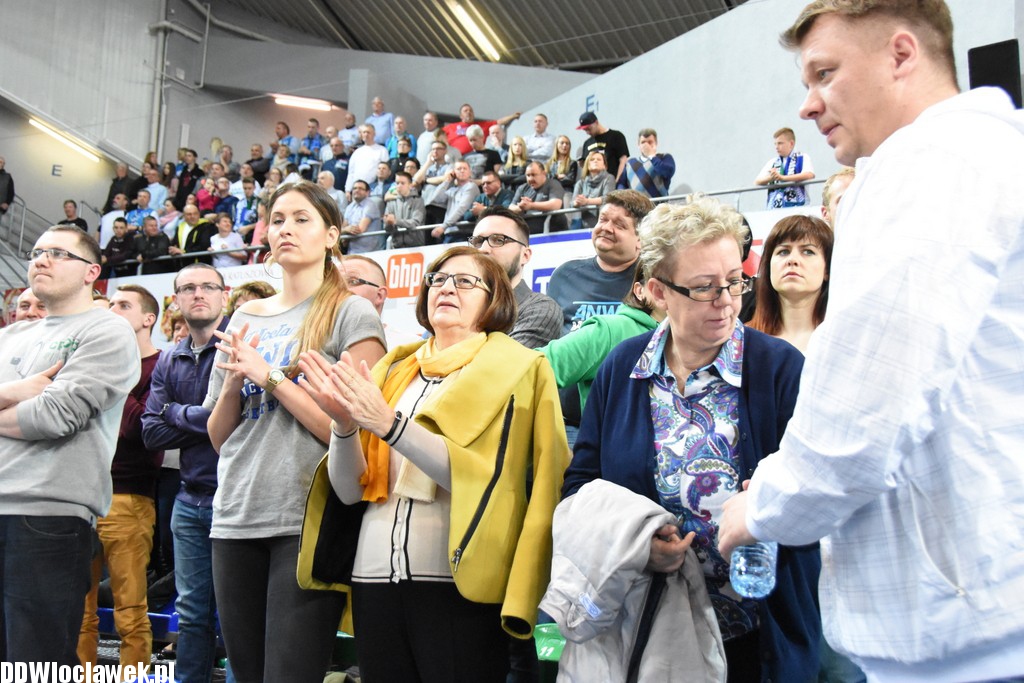 Kibice na meczu Anwil - Start Lublin