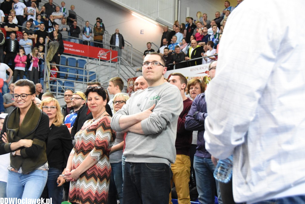 Kibice na meczu Anwil - Start Lublin