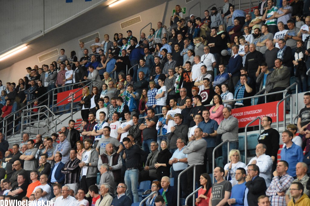 Kibice na meczu Anwil - Start Lublin