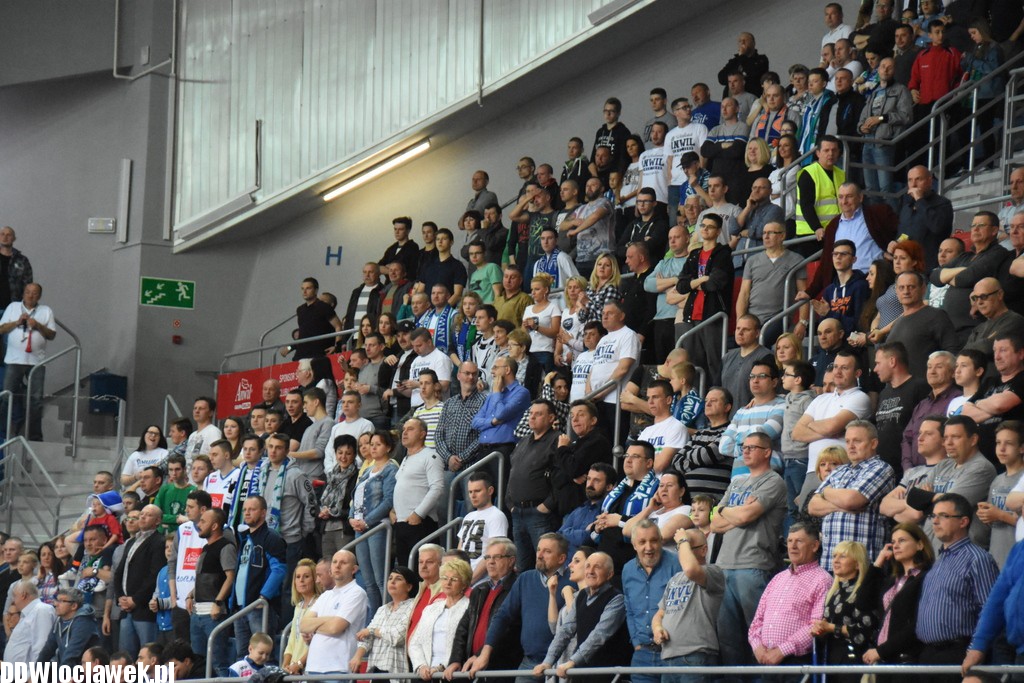 Kibice na meczu Anwil - Start Lublin