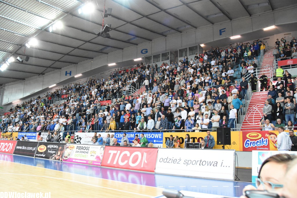 Kibice na meczu Anwil - Start Lublin