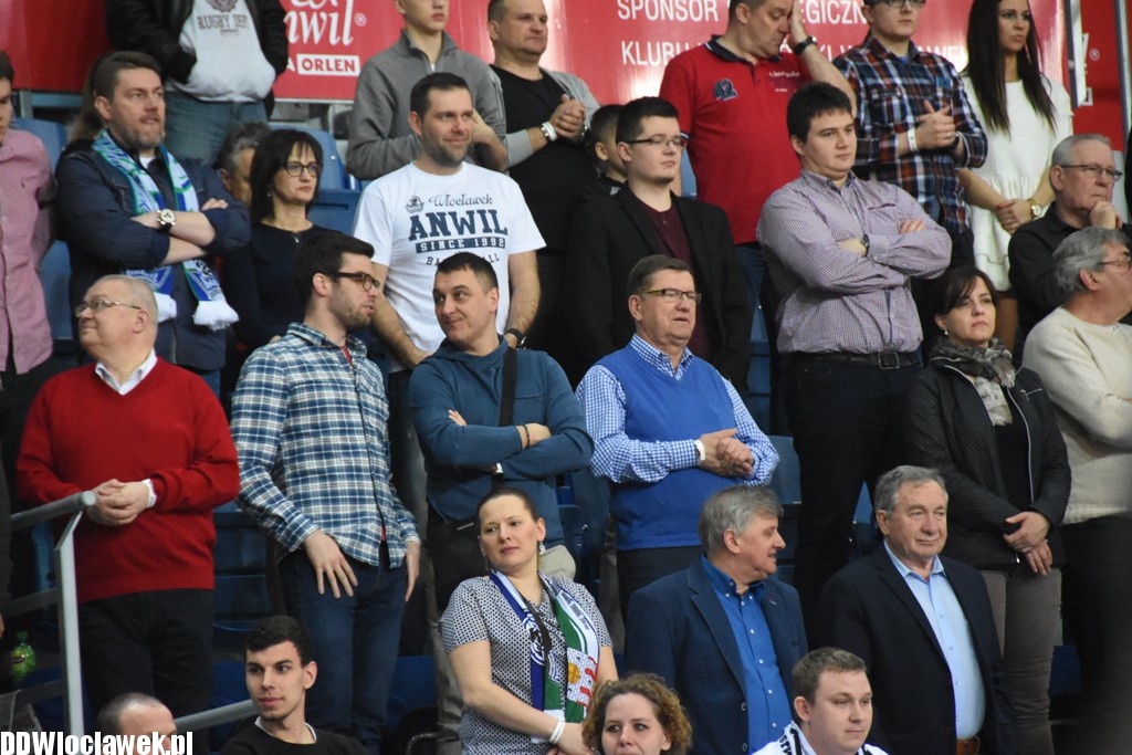 Kibice na meczu Anwil - Start Lublin