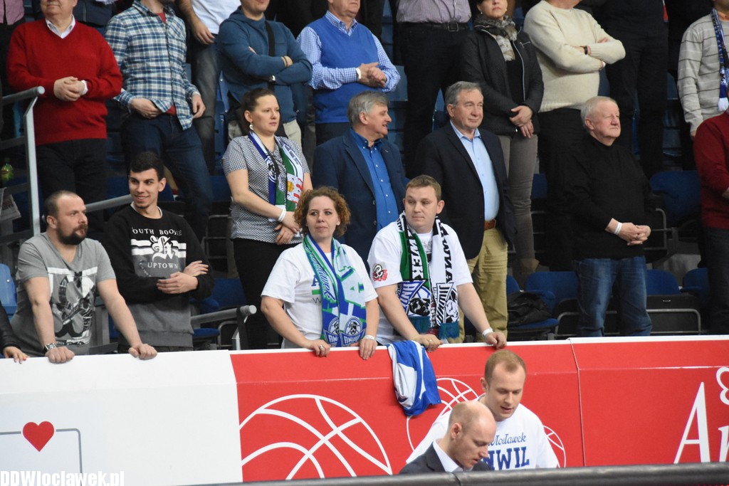 Kibice na meczu Anwil - Start Lublin