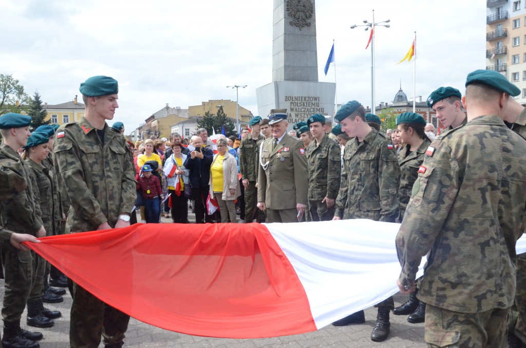 Dzień Flagi na placu Wolności