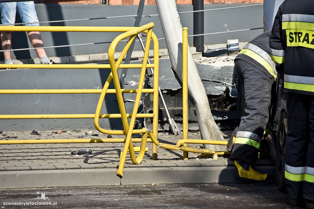 Groźna kolizja w centrum Włocławka