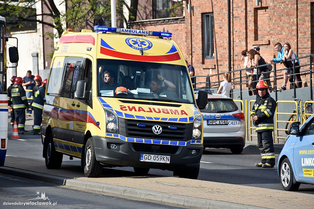 Groźna kolizja w centrum Włocławka