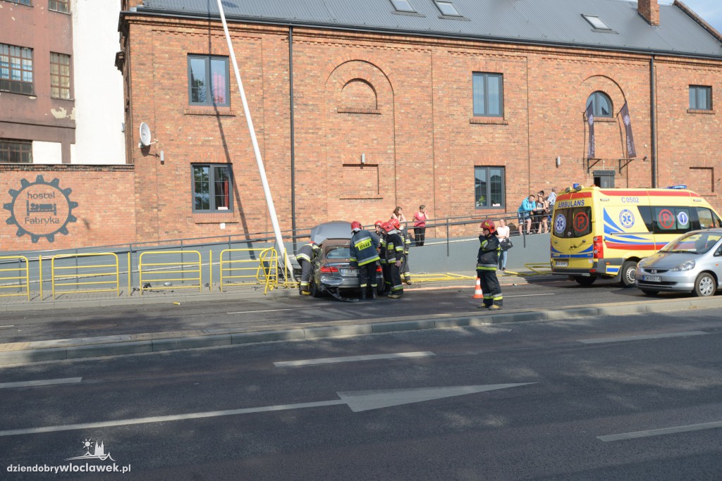 Groźna kolizja w centrum Włocławka