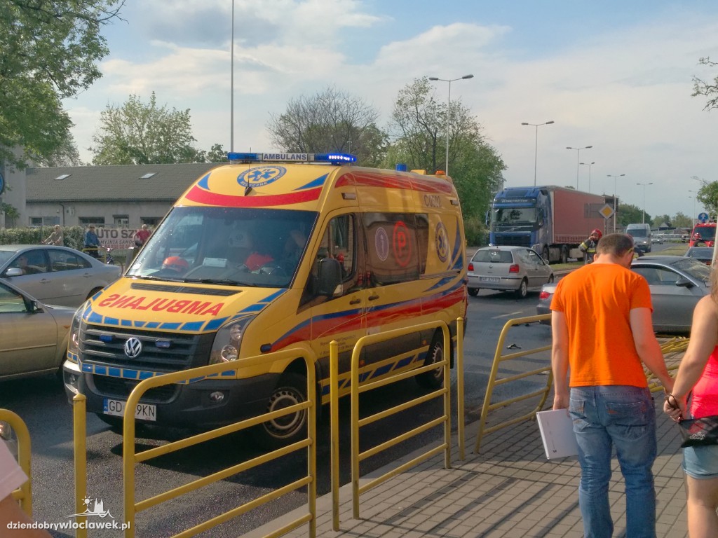 Groźna kolizja w centrum Włocławka