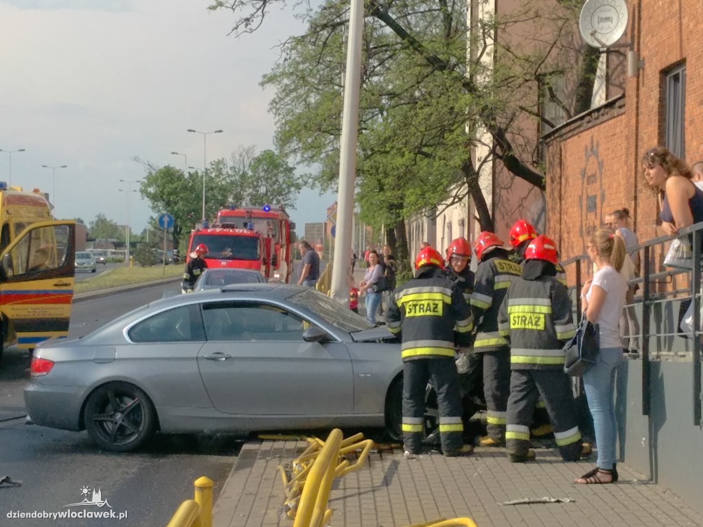 Groźna kolizja w centrum Włocławka