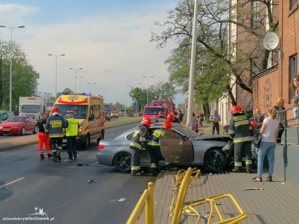 Groźna kolizja w centrum Włocławka