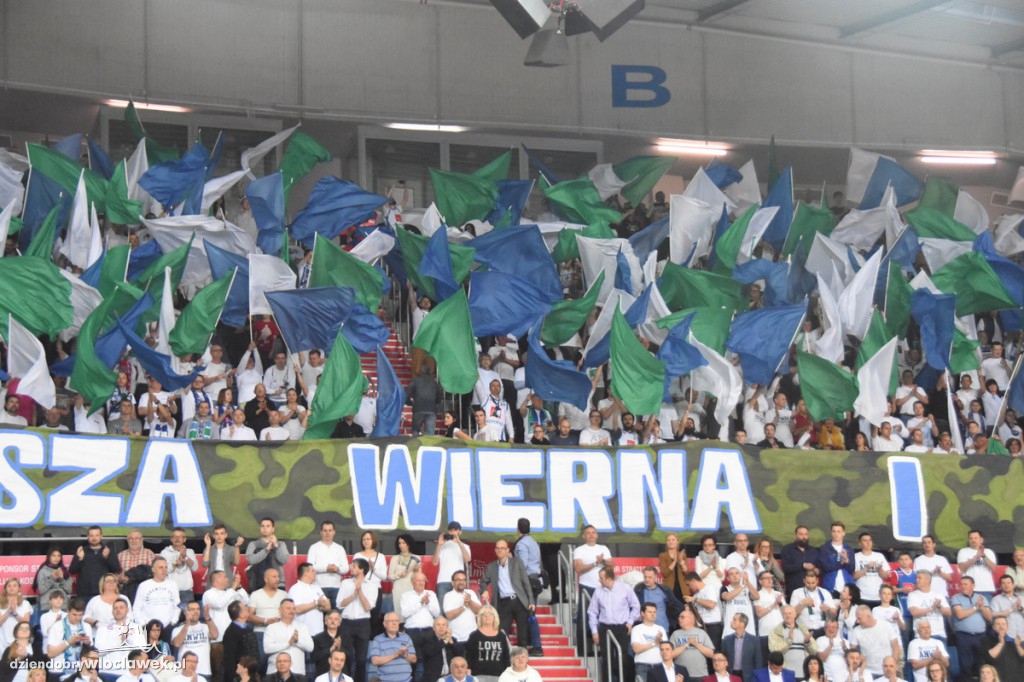 Kibice na meczu Anwil - Rosa Radom