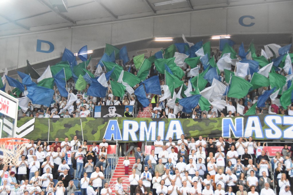 Kibice na meczu Anwil - Rosa Radom