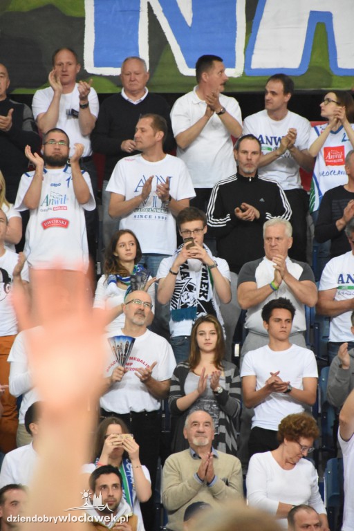 Kibice na meczu Anwil - Rosa Radom