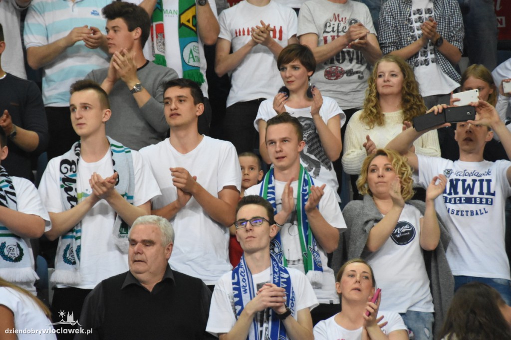Kibice na meczu Anwil - Rosa Radom